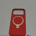 TORRAS Q3 Silicone 360 Spin for iPhone 17 Pro Case with Stand, Fit for MagSafe, Magnetic Ring Kickstand with Camera Control, Liquid Silicone Rubber Soft Phone Case for iPhone 17 Pro 6.3'', Red