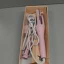 3 in 1 Automatic Curling Iron, Hair Curlers with 3 Curling Barrels (1" - 1.25" - 1.5"), Rotating Curling Iron with 3 Temp, 2-Way Rotation, 10S Fast Heating, Anti-Scald, Dual Voltage, Pink