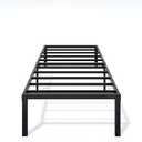 LUMUNANCE Metal Bed Frame Twin Size - 16 Inch Heavy-Duty Twin Platform Bed Frame No Box Spring Needed, Easy Assembly, Noise-Free, Sturdy Mattress Foundation, Underbed Storage Space