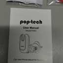 pop-tech Car Vent Phone Mount for Thick Socket Grip, Air Vent Clip Phone Holder Compatible with Magsafe Wallet Black & iPhone Samsung Card Holder, Cellphone Stand with Sticky Adhesive