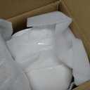 Samsle Porcelain Small Serving Bowls, 10 Ounce Dessert Bowls for Ice Cream Snacks Appetizer Candy Dishes, Dishwasher Safe Durable Ceramic White Bowl for Party, Set of 6 (5.5 inch)