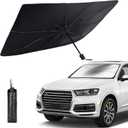 Foldable Car Windshield Umbrellas, Sun Shade Umbrella for Front Windows, Suitable for Windshields of Various Car Models (Small)