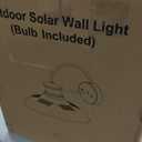 1 Pack Solar Barn Lights for Outside, Dusk to Dawn Farmhouse Gooseneck Barn Light, 12" Large Black Porch Light Fixture Wall Mount, Waterproof Outside Wall Lights Solar Powered for Porch Garage Patio
