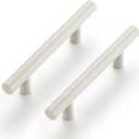 Ravinte 1 Pack | 5 Inch Cabinet Pulls White Stainless Steel Kitchen Drawer Pulls Cabinet Handles 5 InchLength, 3 Inch Hole Center