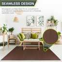 ProsourceFit Wood Grain Puzzle Mat -inch, 6 EVA Foam Interlocking Floor Tiles (24 Sq Ft) for Secure Indoor Room Workout Flooring and Playmat