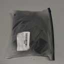 Milumia Women's Y2k Floral Long Sleeve T-Shirts Mock Neck Ruched Mesh Tops Black Large