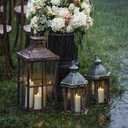 Waterproof Flameless 2.2" x4" 4" 5" 5" 6" 6" 7" 7" Pillar Candles with Remote Control and Timer, LED Ivory Battery Operated Plastic Wave-Shaped Design Pack of 8 Outdoor Flickering
