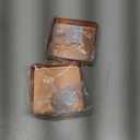 Tandefio 2 Pcs 4x4'' (Actual 3.5x3.5'') Solid Copper Post Caps Fence Flat Decking Caps with Screw for Metal Wood Cedar Fence Deck Corridors Mailbox Posts End Cover
