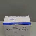 100 Pack Disposable 5ml/cc Lab Syringes with 22Ga 1.25 Inch Needle Luer Lock, Individually Sealed Packed