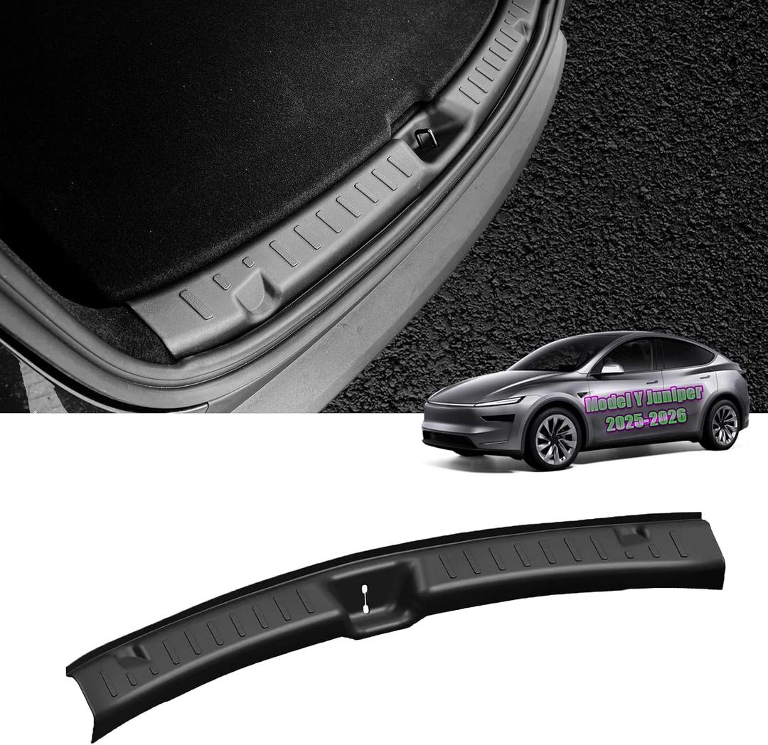 Rear Bumper Guard for Tesla Model Y Juniper 2025-2026 - TPE Material, Scratch Protection, Easy Installation - Trunk Bumper Protector Compatible with Model Y Juniper Accessories 2026