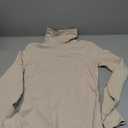 Poetsky Women's Fall Long Sleeve Tops Lightweight Turtleneck Sweater Ribbed Fitted Basic Shirts