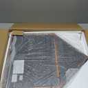 HBCY Creations Flag Display Case with Certificate Holder for 3' x 5' American Flag, Solid Wood with Glass Front with Wall Mount or Standing Display, Rustic Brown