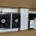 17.7-19.7 Inch Vertical Window Fan for Sliding Windows Exhaust Only, 17.7-19.7in / 45-50cm