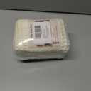 AMOAMI Waffle Bath-Mat, Super Absorbent Bath Mats for Bathroom, Boho Bathroom Rugs Non Slip Washable, Ultra Soft Bathroom-Mat with Tassels Bath Rugs for Floor Mat, 20" X 32" Cream