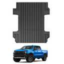 Mixsuper Truck Bed Mat for Chevy Silverado 1500/GMC Sierra 1500 2019-2026, Fit for 6.6 Ft Bed, All Weather Bed Liner TPE Durable Odorless Black