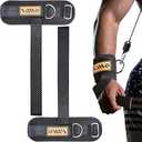 VAIIO 1pcs Right Adjustable Weight Lifting Straps with D Ring | Original Non-Slip Dot Design for Deadlifts, Cable Machines & Powerlifting - 7mm Neoprene Padded Wrist Support with Breathable Mesh & Quick-Detach Hook-Loop - Reinforced Polyester-Cotton