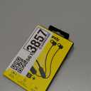 Skullcandy Jib+ Wireless Earbuds, Bluetooth Headphones, Up to 6 Hours Battery, Noise Isolating Fit, Water Resistant, Microphone for iPhone Android, Convenient Collar and 3 Ear Gel Sizes - Black