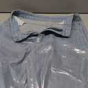 Women's High Waist Jeans Metallic Baggy Boyfriend Casual Pant Y2K Straight Leg Denim Pants L