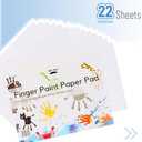 Mr. Pen- Finger Paint Paper for Kids, 11 x 14 inches, 22 Sheets, Art Paper for Kids