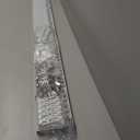 Juexica Ceiling Curtain Track Set White 13.2ft-16.4ft Heavy Duty Ceiling Mount Adjustable Length Curtain Rails with Clips Hooks End Hook