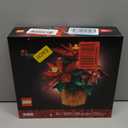 LEGO Icons Poinsettia Building Sets for Adults - Artificial Flowers for Decoration - Festive Holiday Flowers for Table Centerpiece - 10370