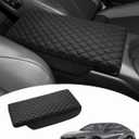 Shademax Toyota Crown Center Console Cover, Armrest Cover Cushion Pad for Toyota Crown Signia 2023 2024 2025 2026 Accessories PU Leather Middle Consle Lid Armrest Seat Box Cover Protector Anti-Scratch