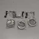 VOLCANOES CLUB Sprouting Lids Growing Kit 316 Stainless Steel Sprouting Lids for 86mm Wide Mouth Mason Jar with Adjustable Stands Organic Sprouts, Broccoli, Alfalfa Mung Bean Sprout Kit 