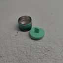 12oz Insulated Vacuum Food Jar with Buckle Lid Wide Mouth Soup Thermo for Hot Food Kids Leakproof Stainless Steel Lunch Container (Gradient Green, 12OZ)