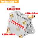 Fuel Pump Compatible with EZGO Golf Cart Club Car 295cc 350cc TXT Medalist Marathon Freedom Workhorse MPT RXV Shuttle ST 72021-G01 25683-G1 S-5147 S-5148 Gas 4-Cycle Robin Engine