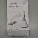 OXO Tot Bottle Brush with Nipple Cleaner and Stand  Gray, 2-Pack