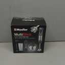 Mueller Multistick 800W 4-in-1 Immersion Blender Handheld, 12 Speed Hand Mixer - Turbo Boost, Heaviest Duty Copper Motor, Titanium Blades Hand Blender, Milk Frother Wand, Whisk, Beaker, Chopper, Grey (Grey)