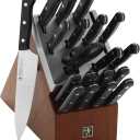 Henckels Solution 20 pc Self Sharpening Knife Block Set, German Engineered