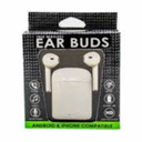 Wireless Ear Buds Touch Control, White