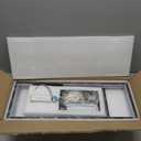 Modern Dimmable LED Ceiling Light Fixture,with Remote Control 3 Color Selectable Flush Mount Ceiling Lamp Ceiling Lights for Sitting Room Kitchen Bedroom(Black, 35.4 * 19.7 * 2.5 in)