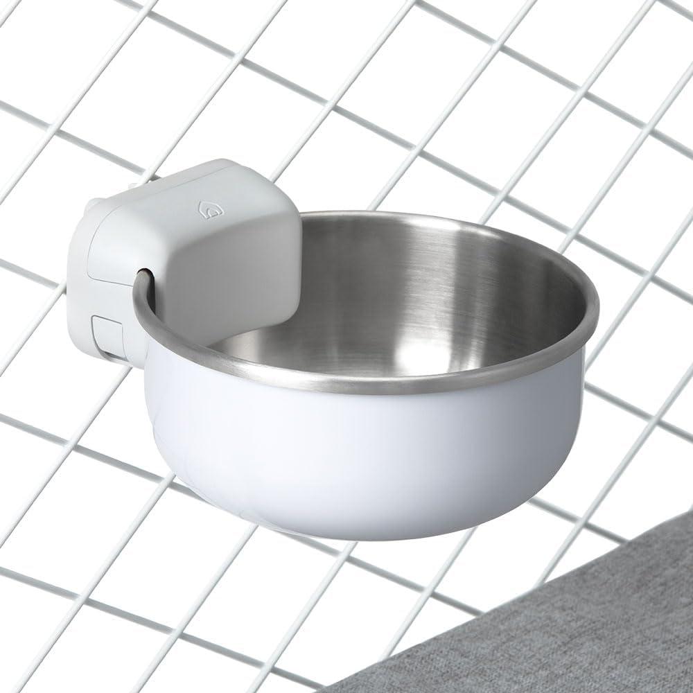 DIGGS Crate Bowl for Dogs - Clip on Pet Bowl for Water & Food - Puppy Training Necessities - Spill-Resistant, Universal Dog Crate Accessories (38oz.) (Pack of 1)