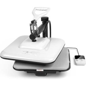 HTVRONT Heat Press Machine 15x15 - Swing Away Heat Press Machine for T Shirts - Professional Heat Press for Sublimation, Vinyl, Heat Transfer Projects, Heats Up Fast & Distribute Heat Evenly