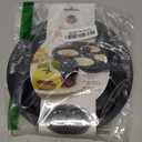 Norpro 992 Nonstick 4-Egg Poacher, 8.5 inch, Black