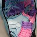 Unicorn Race Tracks for Kids Ages 3-8, 224 PCS Princess Car Toys with Magic Bendable, 2 Monster Truck, Flexible DIY Track Set, Christmas Birthday Gifts for 3 4 5 6 Year Olds Kids Toddler Girls