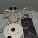 Cocinare x Chanoir FLOW M9 Pro Electric Kettle, Art de Paris Collaboration, Premium Gift Box Packaging with Coffee Mat, 0.5 Temp Control for Coffee & Tea (Chanoir White)