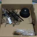 HOHIYA Rotating Ornament Display Tree Stand 24 Inch Metal Wire Hook Hanger for Christmas Balls Halloween Ornaments Craft Display Tabletop Decoration Taiwan Made Black