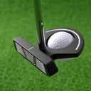 Mile High Life Mens Right Handed Golf Putter | Innovative Design w/Premium Grip & Enhanced Aim Line for Alignment | Optimized Value Putter Alternative to Major Brands, Shaft Length: 35 inches, Loft: 3 degrees, Anti-Slip Rubber Grip