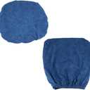 Easy-Install Split Design Chair Covers | Removable Rotating Slipcovers | Furniture from Stains | Universal Fit | Machine Washable | for Office, Dining & - Dark Blue