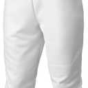 Easton | PRO+ Pull Up Baseball Pant | Youth | Full Length | Elastic Bottom | Youth White Y, S