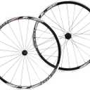 ZTZ 700C Road Bike Wheelset, Ultralight Aluminum Alloy 30mm Road Bike Wheel, 20H Front/24H Rear High-Strength Bike Rims, 700c Clincher, Rim Brake, Compatible 8-12 Speed Cassettes