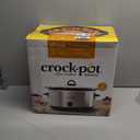 Crock-Pot 7 Quart Oval Manual Slow Cooker, Stainless Steel (SCV700-S-BR), Versatile Cookware for Large Families or Entertaining