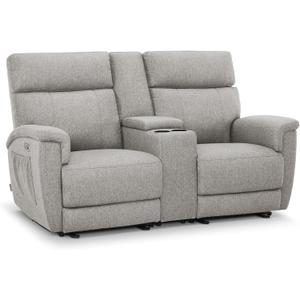 MCombo 70.8" Zero Gravity Power Loveseat Recliner Sofa with Massage and Dual Heating, Adjustable Headrest, USB & Type C Port for Living Room, Fabric PR606M2 (Mist Grey)