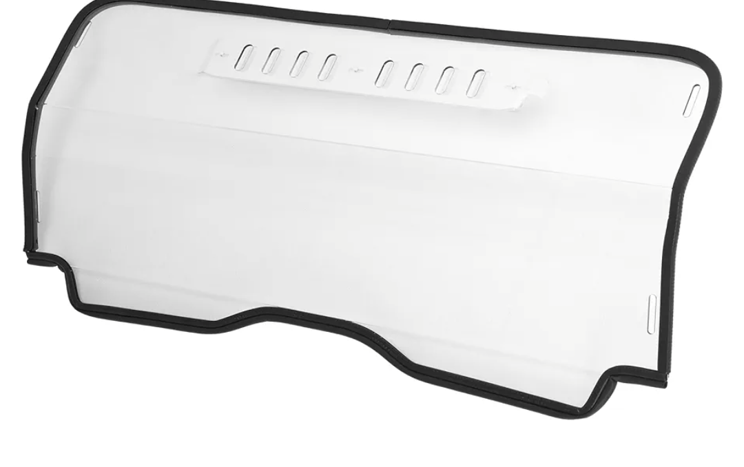 Clear Rear Windshield W/ Vent Holes Compatible with 2023 2024 2025 CFMOTO ZForce 950 Sport/Sport 4/Trail/800 Trail All-Weather Protection Plastic(PC+Rubber)