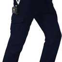 Mens Cargo Pants Tactical Work Construction for Men Ripstop Waterproof Outdoor Hiking with Pockets, XL