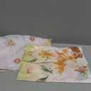 3PCS Fairy Party Tablecloth for Girls 1st 2rd First Birthday Fairies Enchanted Themed Baby Shower Party Decorations Garden Flower Table Cover-54x108IN