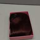 NAYOO Burgundy Wig for Women 26 Inch Long Wavy Synthetic Wig, Wine Red Middle Part Wig, Natural Looking Heat Resistant Fiber, Soft Lightweight Wig for Daily Wear Party Cosplay